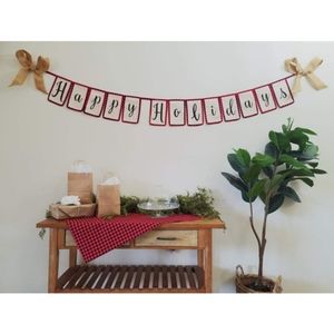 Reusable Holiday Banner